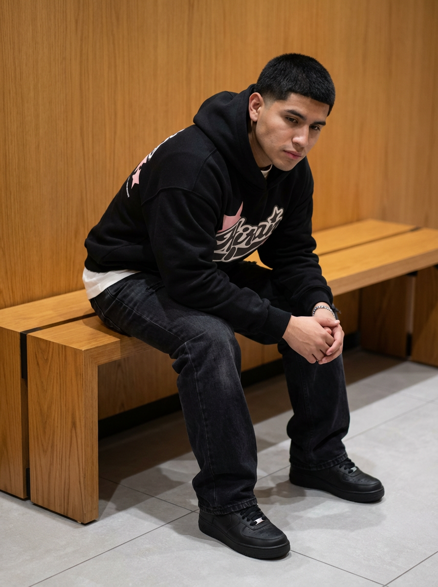 HODDIE STAR EMBLEM "OURESSENCE"